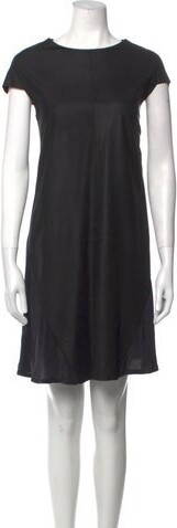 Utzon Bateau Neckline Mini Dress