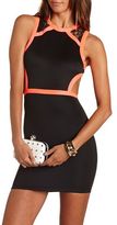 Thumbnail for your product : Charlotte Russe Color Block Lace Inset Body-Con Dress