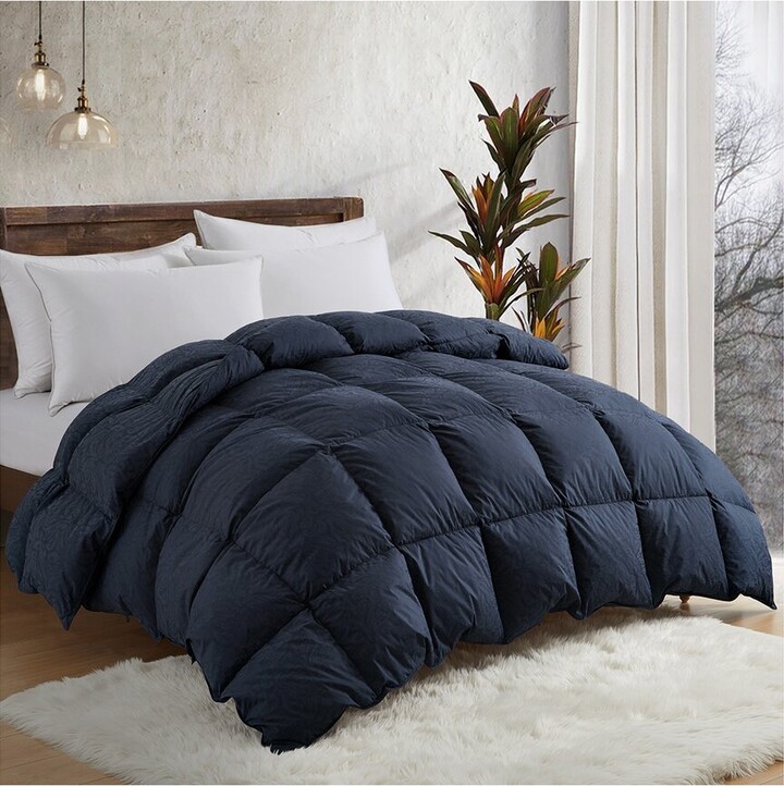 UNIKOME 233 Thread Count Year-Round Warmth White Goose Feather Duvet Comforter Insert