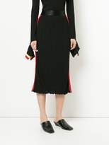 Thumbnail for your product : Ellery side striped fitted skirt