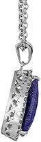 Thumbnail for your product : Lapis Sterling silver 1/3-ct. t.w. diamond & teardrop pendant