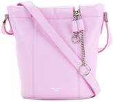 Thumbnail for your product : Rochas small patent bucket bag with chain