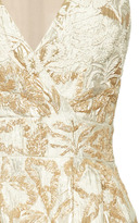 Thumbnail for your product : Sachin + Babi Sachin+Babi Bullion Embroidered Foil Brocade Taffeta Gown
