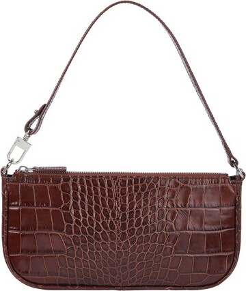 Hahepo Shoulder Bag Crocodile Pattern Leather Forearm Package Leather Handbags Handbags Design Retro Clutch Bag
