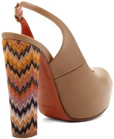 Thumbnail for your product : Missoni Slingback Contrast Platform Sandal