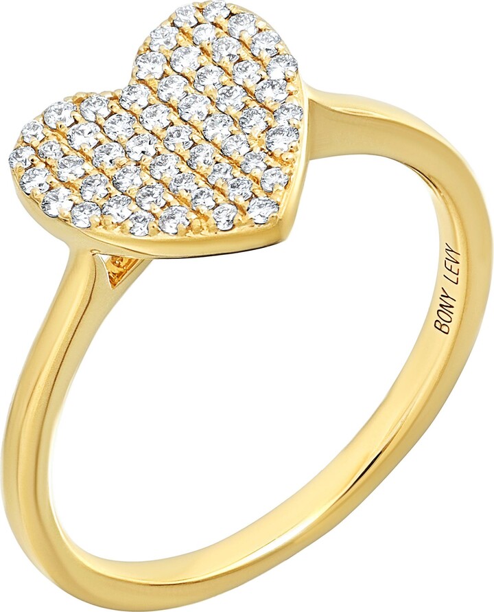 Bony Levy Diamond Heart Ring
