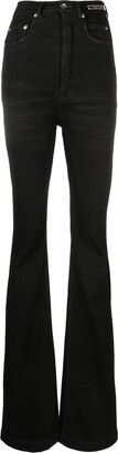 Rick Owens High-Rise Flared Jeans