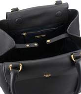 Thumbnail for your product : Tory Burch Half Moon Black Leather Satchel Bag