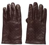 Thumbnail for your product : Gucci Microguccissima Leather Gloves