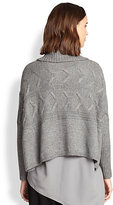 Thumbnail for your product : Eileen Fisher Alpaca & Silk Poncho Sweater