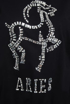 Thumbnail for your product : Alberta Ferretti Love Me Starlight Aries Embellished Organic Cotton-jersey Sweatshirt