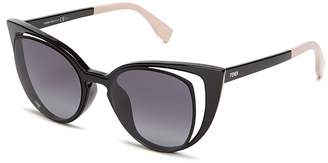 Fendi Floating Cat Eye Sunglasses, 51mm