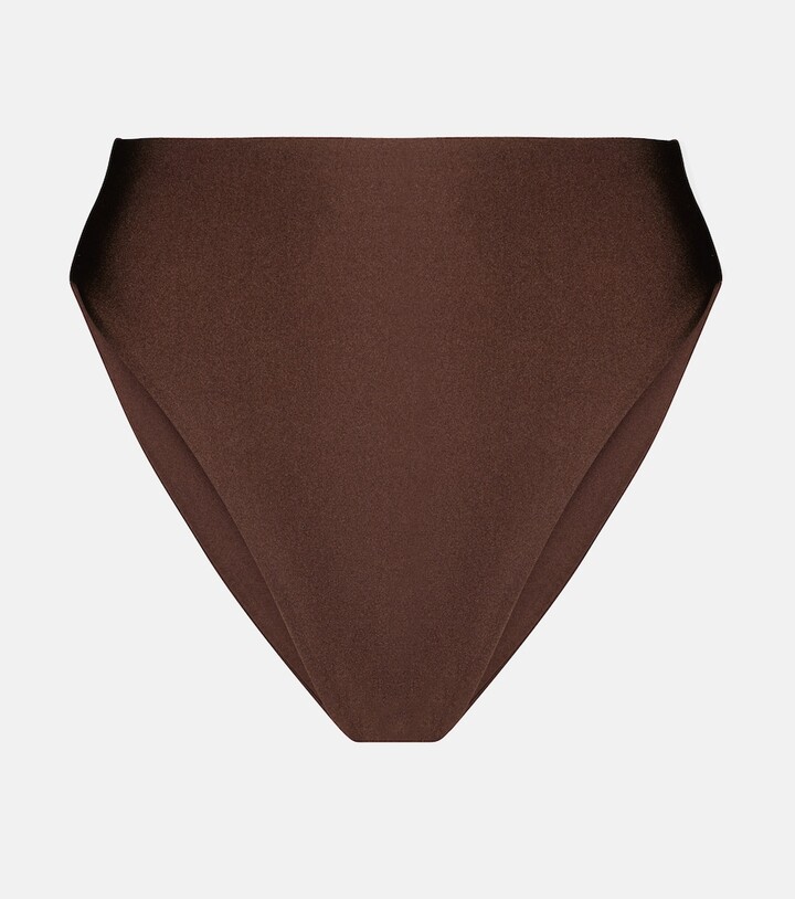 JADE SWIM Incline high-rise bikini bottoms