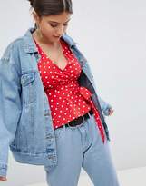 Thumbnail for your product : Missguided Oversized Denim Jacket