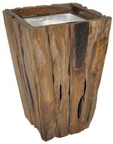 Thumbnail for your product : Soundslike HOME Teak Remnant Tapered Square Planter, Small