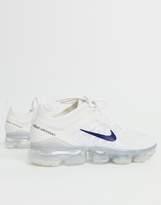 Thumbnail for your product : Nike White and Navy Vapormax world cup 2019 trainers