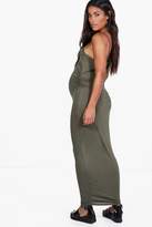Thumbnail for your product : boohoo Maternity Jasmin Strappy Maxi Bodycon Dress