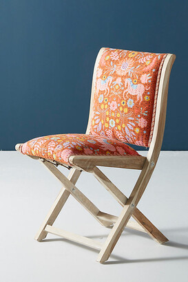 Anthropologie Jimena Terai Folding Chair Orange