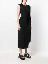 Thumbnail for your product : Norma Kamali straight-cut dress with cape layer