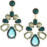 Thumbnail for your product : Fragments for Neiman Marcus Acrylic Facet Earrings, Emerald