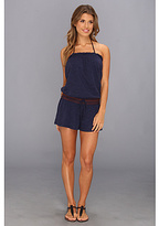 Thumbnail for your product : Lucky Brand Batik Paradise Romper Cover-Up