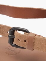 Thumbnail for your product : Álvaro González Alexander Suede And Leather Sandals - Brown