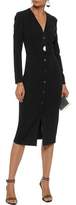 Thumbnail for your product : Cushnie Paola Button-embellished Stretch-crepe Dress