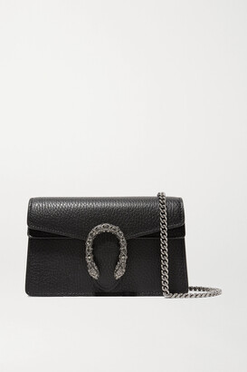 Gucci + Net Sustain Dionysus Super Mini Textured-leather Shoulder Bag