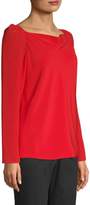 Thumbnail for your product : Etro Silk Draped Neck Top