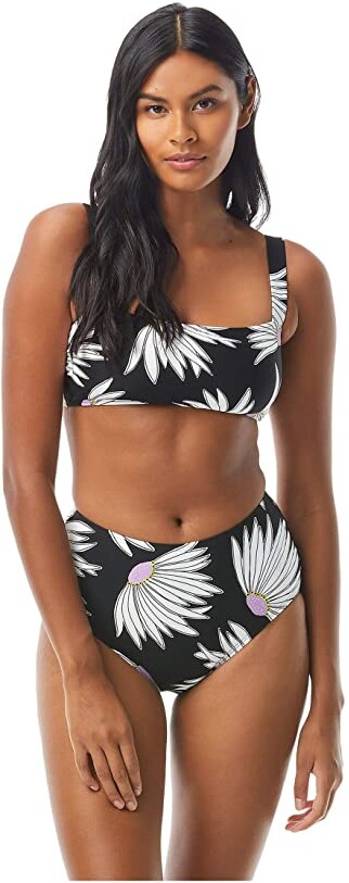Kate Spade Falling Flower Square Neck Bikini Top w/ Adjustable Straps -  ShopStyle Two Piece Swimsuits