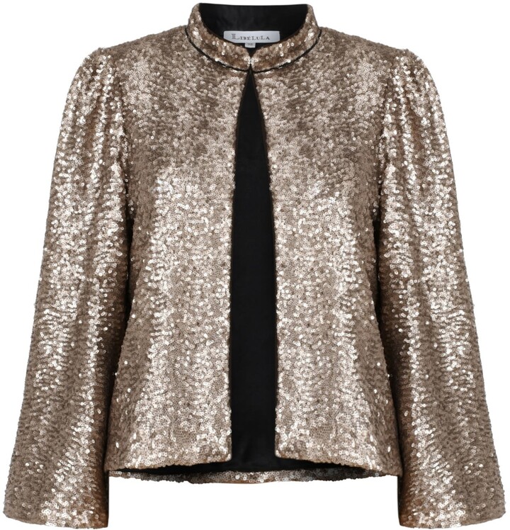 glitter gold jacket