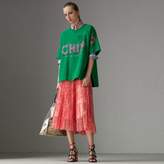 Thumbnail for your product : Burberry Pleated Lace Skirt
