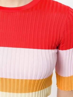 Emilio Pucci colour-block ribbed-knit top