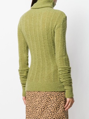 Jacquemus Sofia ribbed roll-neck jumper