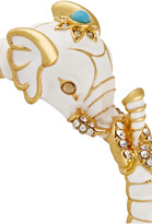 Thumbnail for your product : Kenneth Jay Lane Gold-plated enamel bracelet