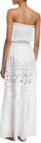 Thumbnail for your product : Ramy Brook Isadora Cotton-Silk Strapless Coverup Dress