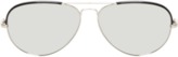 Thumbnail for your product : Linda Farrow Luxe Mirrored Aviator Frame