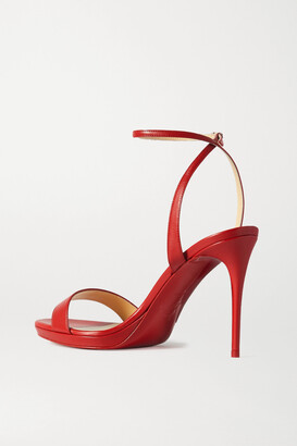 Loubi Queen Metallic Red Sole Sandals
