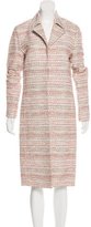 Thumbnail for your product : Carolina Herrera Woven Long Coat