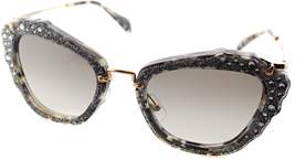 Miu Miu Cat-eye Plastic Sunglasses.