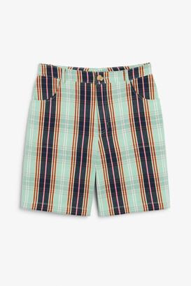 Monki Long cotton shorts