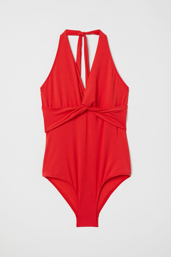 H&M Women's Red One Piece Swimsuits | ShopStyle UK