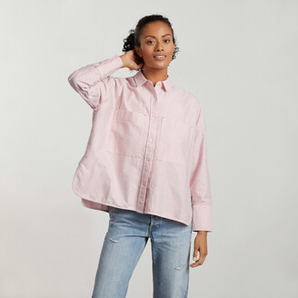 boxy oxford shirt