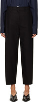 Thumbnail for your product : AMOMENTO Black Snap Garconne Trousers