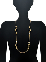 Thumbnail for your product : Kenneth Jay Lane Crystal and Black Stations Necklace