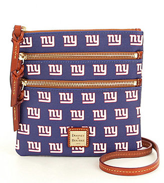 Dooney & Bourke NFL Collection New York Giants Triple-Zip Cross-Body Bag