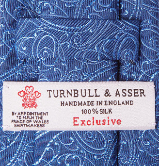 Turnbull & Asser 8cm Paisley Silk-Jacquard Tie