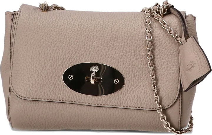 Mulberry Chain-Strap Leather Satchel