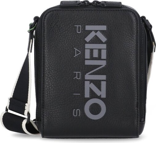 kenzo logo crossbody bag