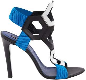 Dirk Bikkembergs \N Blue Leather Heels